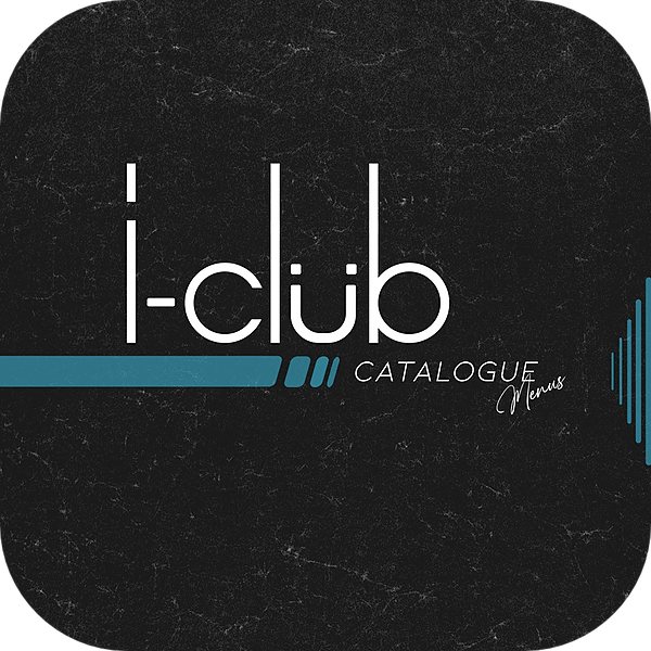 Sampul buku menu digital i-Club Cafe Resto